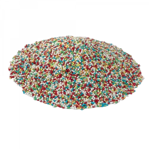 Nonpareille bunte Kügelchen Naturfarben