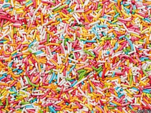 Zuckerstreusel bunt
