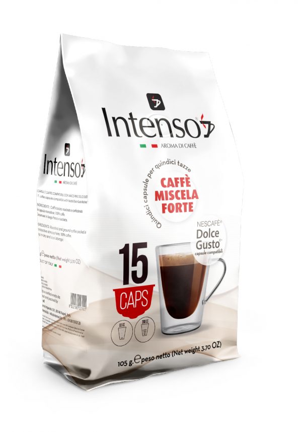 Intenso Forte | Caffé Kapseln Compatibile Dolce Gusto – Bild 2