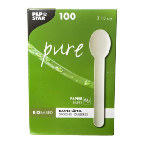 BIO Papierlöffel  13 cm